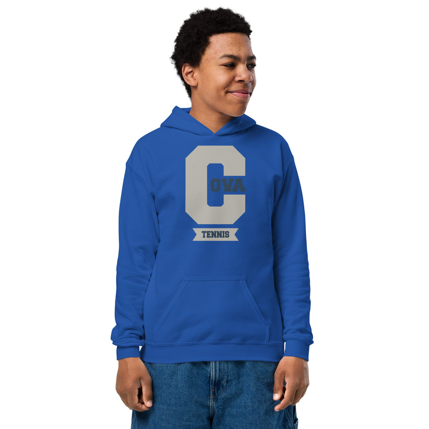 Varsity C CoVA Tennis Youth heavy blend hoodie