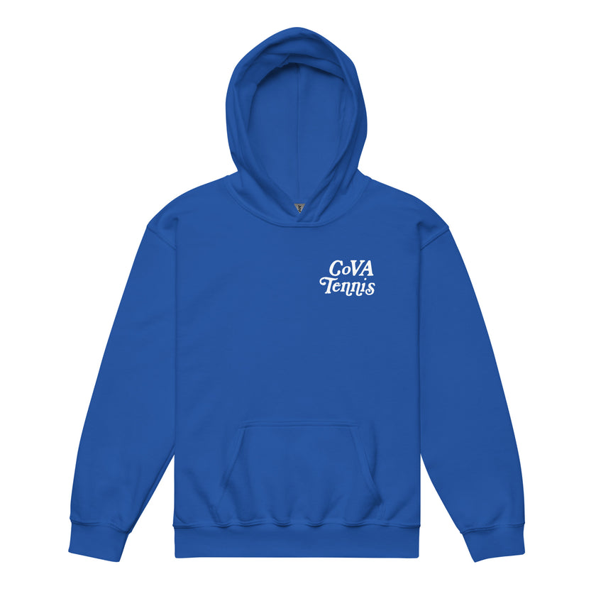 When In Doubt Call it Out by CoVA Tennis Youth heavy blend hoodie