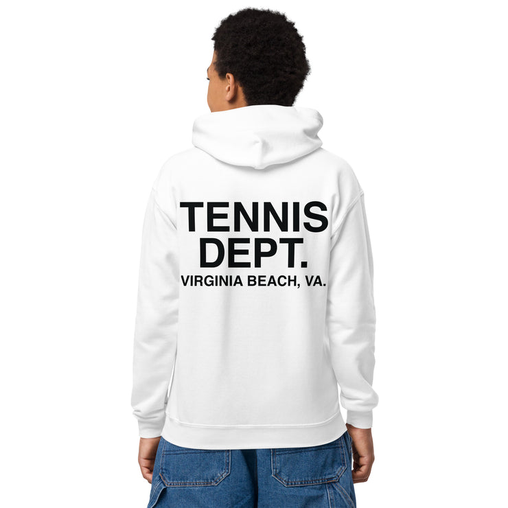 Tennis Dept Youth heavy blend hoodie by CoVA Tennis