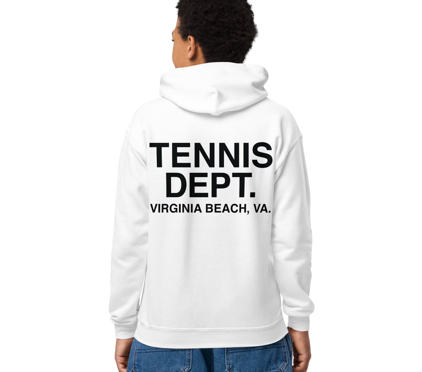 Tennis Dept Youth heavy blend hoodie by CoVA Tennis