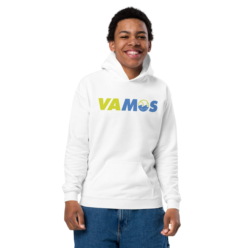 VAMOS | VA Let's Go! Youth heavy blend hoodie by CoVA Tennis