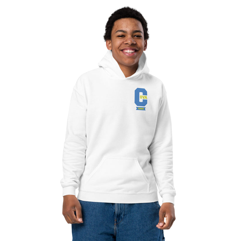 Varsity C CoVA Tennis Youth heavy blend hoodie