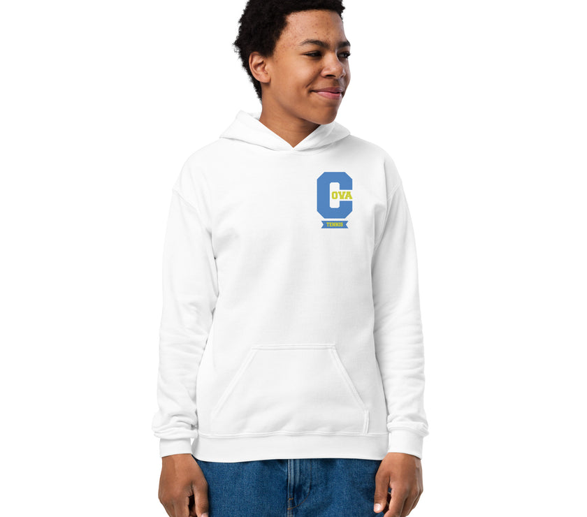 Varsity C CoVA Tennis Youth heavy blend hoodie