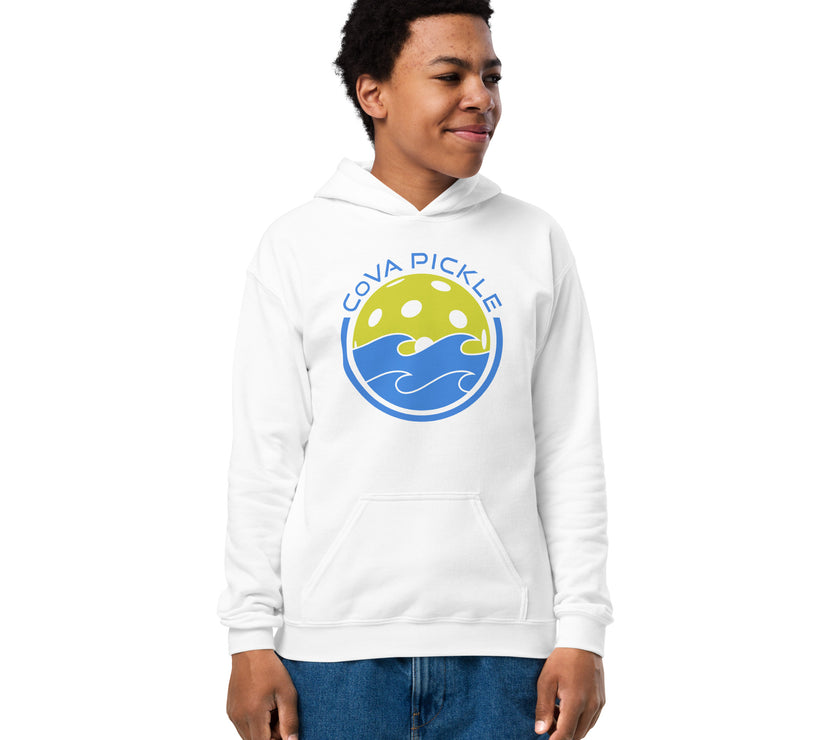 CoVA Pickle Ball & Waves Youth heavy blend hoodie