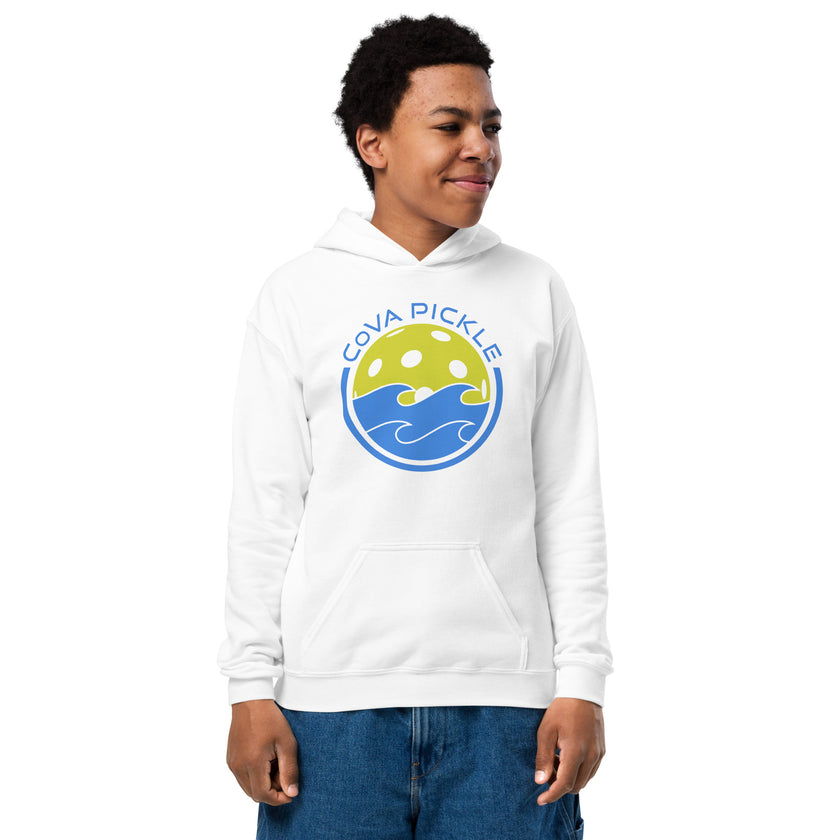 CoVA Pickle Ball & Waves Youth heavy blend hoodie