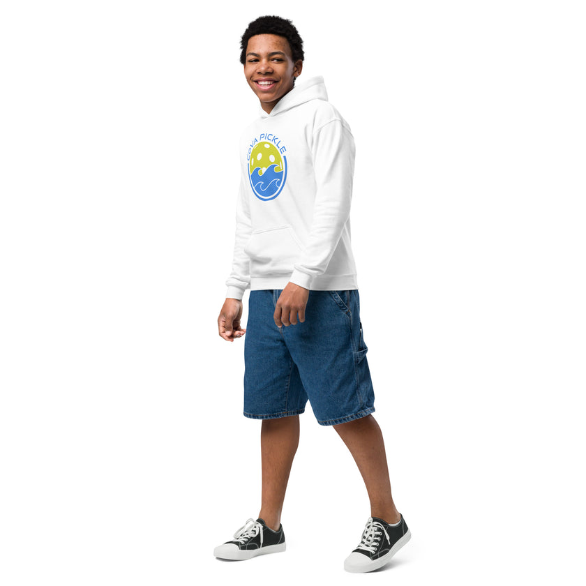 CoVA Pickle Ball & Waves Youth heavy blend hoodie