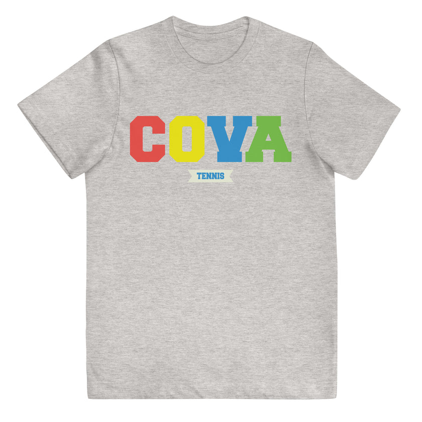 COVA Tennis Rainbow Youth jersey t-shirt