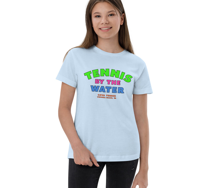 Tennis by the Water Youth jersey t-shirt by CoVA Tennis