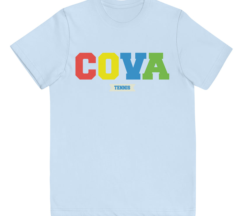 COVA Tennis Rainbow Youth jersey t-shirt