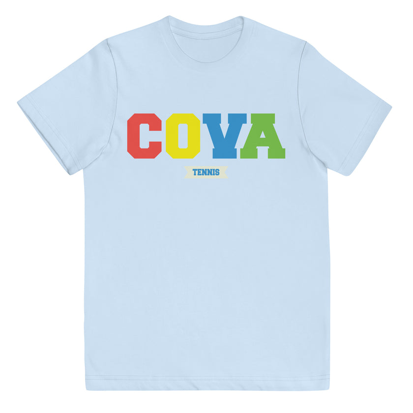 COVA Tennis Rainbow Youth jersey t-shirt