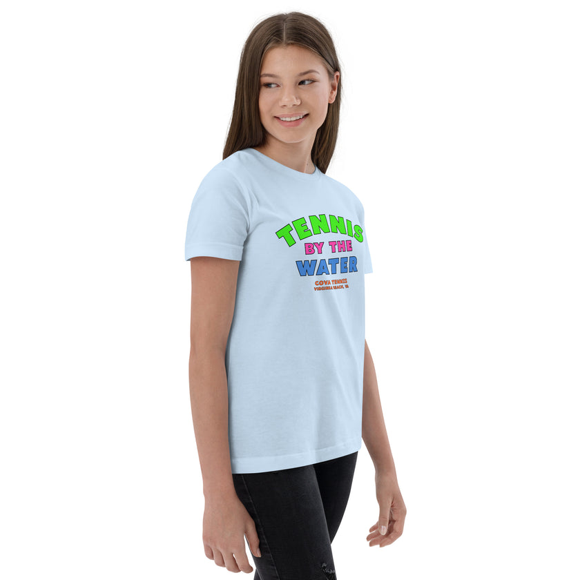 Tennis by the Water Youth jersey t-shirt by CoVA Tennis