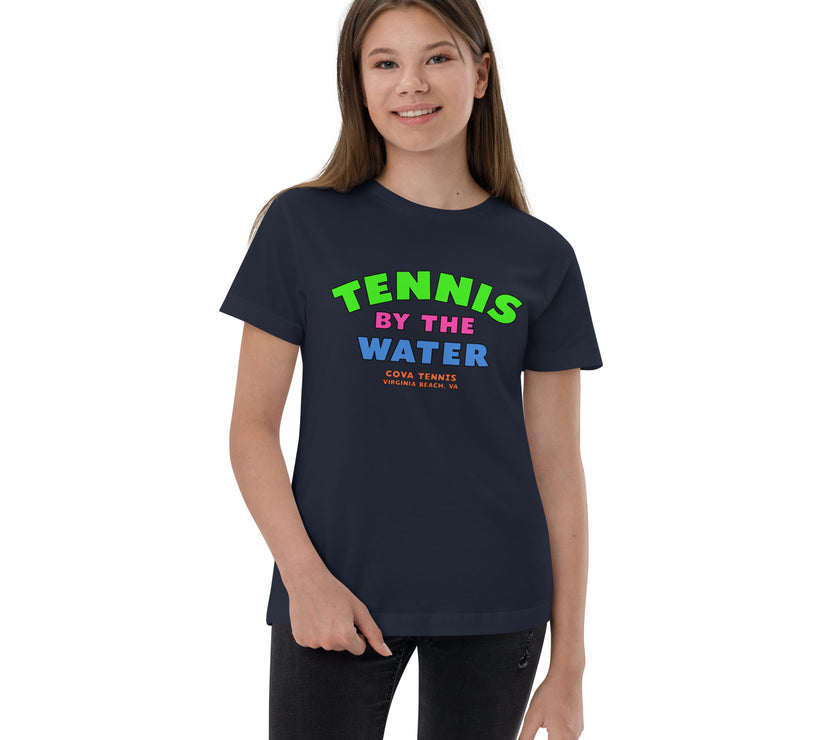 Tennis by the Water Youth jersey t-shirt by CoVA Tennis