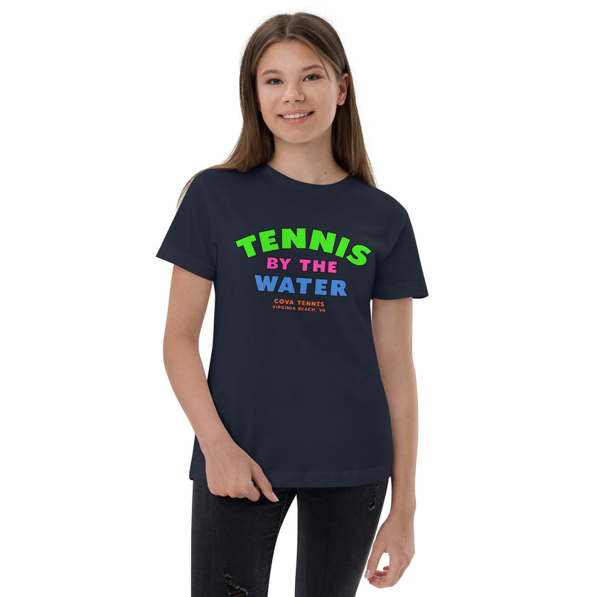 Tennis by the Water Youth jersey t-shirt by CoVA Tennis