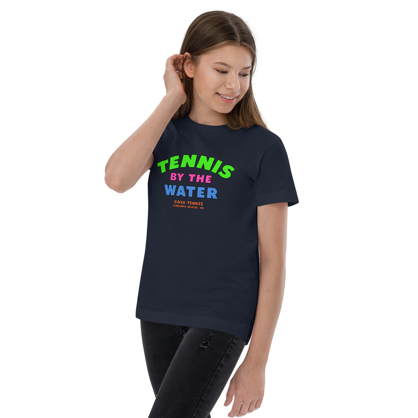 Tennis by the Water Youth jersey t-shirt by CoVA Tennis