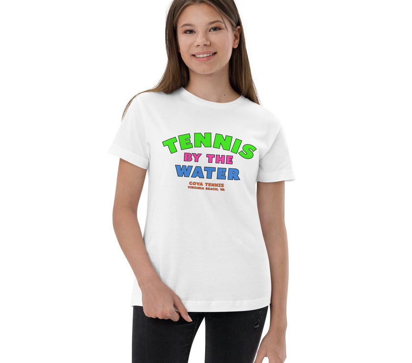 Tennis by the Water Youth jersey t-shirt by CoVA Tennis