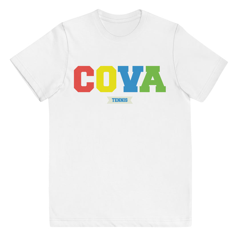 COVA Tennis Rainbow Youth jersey t-shirt