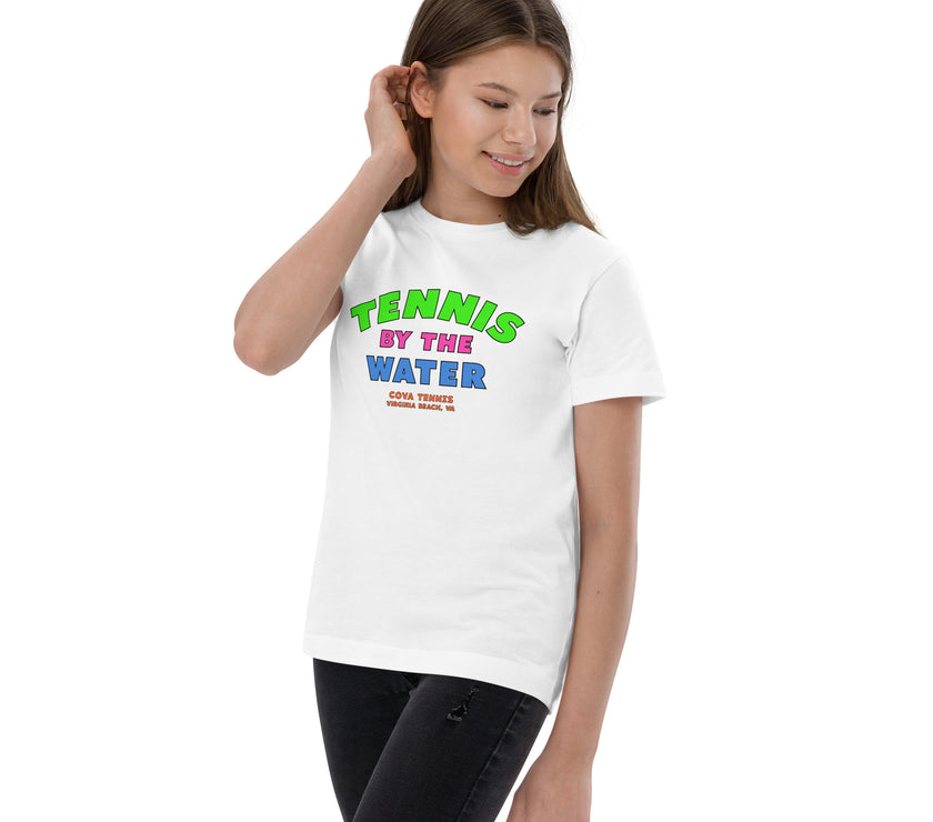 Tennis by the Water Youth jersey t-shirt by CoVA Tennis