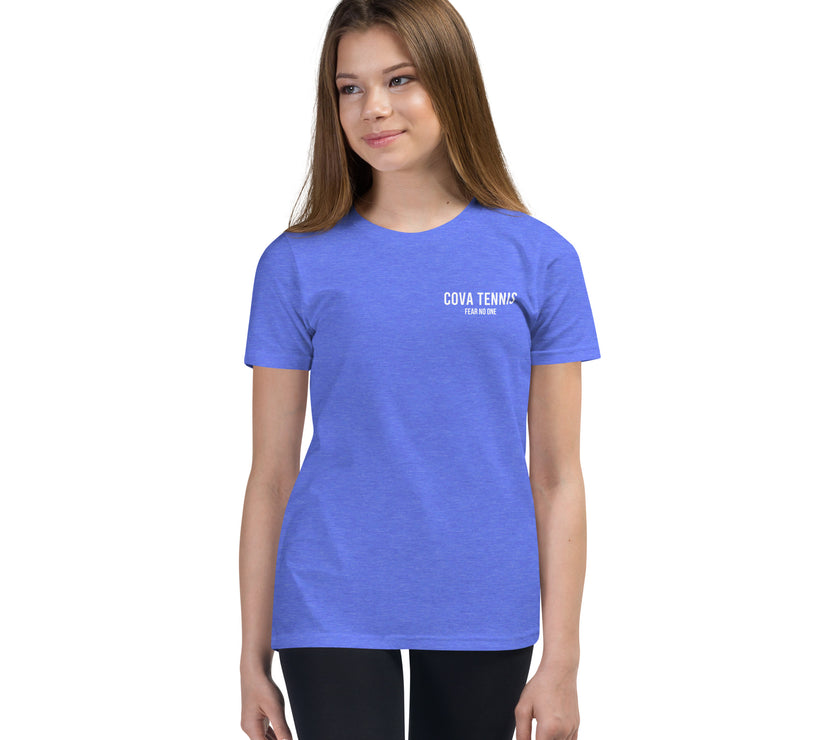 Fear No One CoVA Tennis Youth Short Sleeve T-Shirt