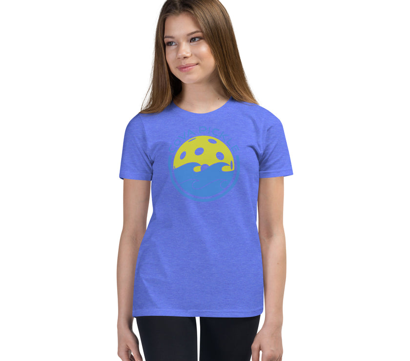 CoVA Pickle Ball & Waves Youth Short Sleeve T-Shirt