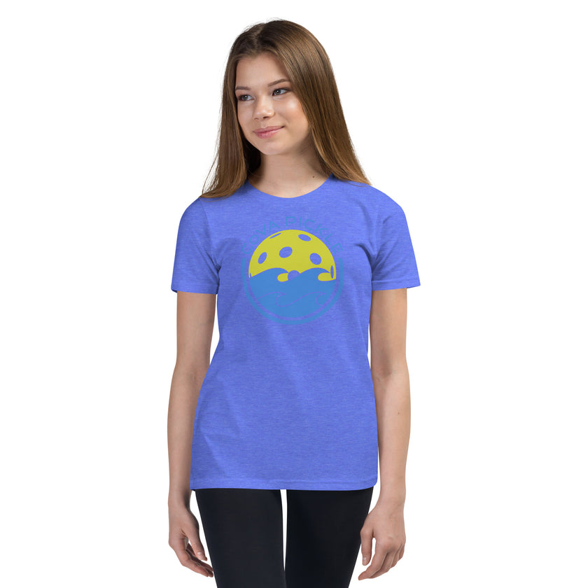 CoVA Pickle Ball & Waves Youth Short Sleeve T-Shirt