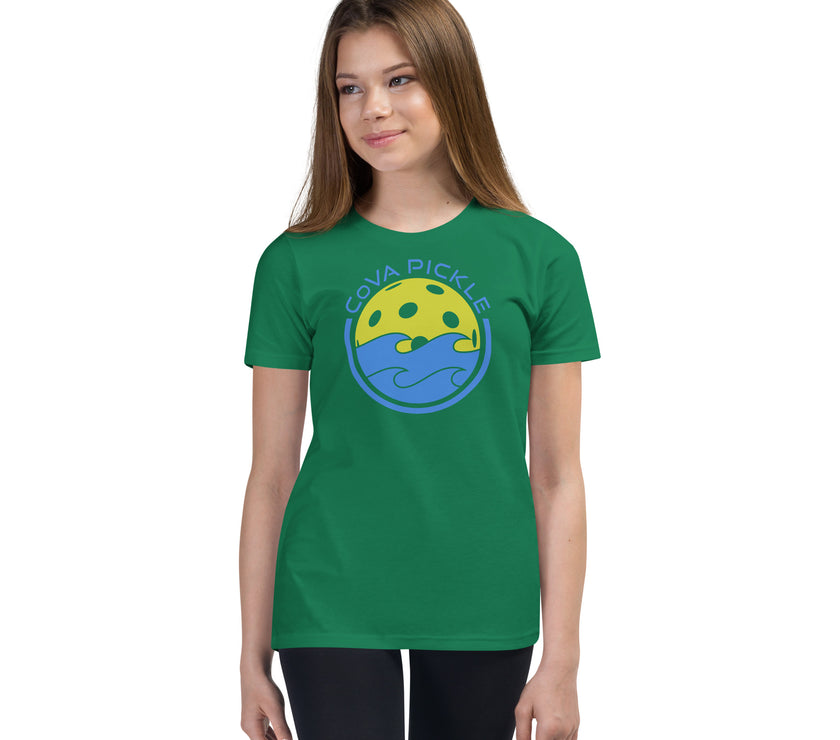 CoVA Pickle Ball & Waves Youth Short Sleeve T-Shirt