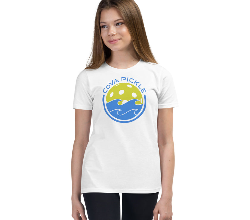 CoVA Pickle Ball & Waves Youth Short Sleeve T-Shirt